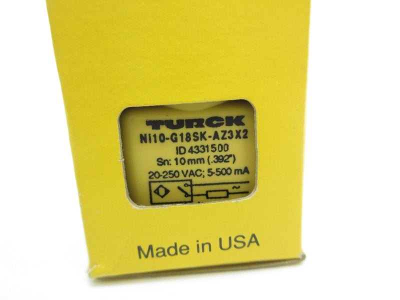 TURCK NI10-G18SK-AZ3X2 4331500 20-250VAC NSMP