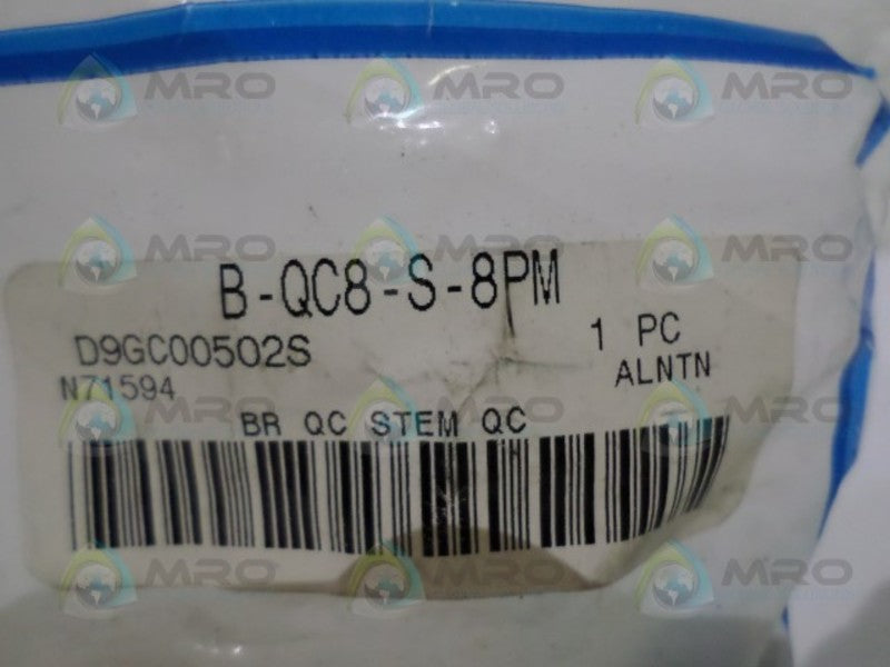 SWAGELOK B-QC8-S-8PM QUICK CONNECT STEM *NEW IN FACTORY BAG*