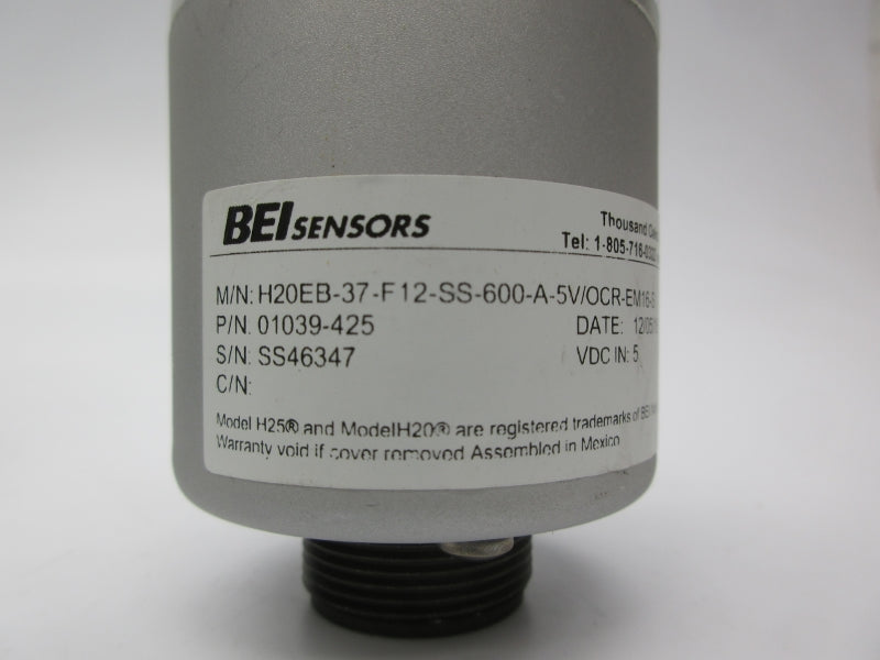 BEI H20EB-37-F12-SS-600-A-5V/OCR-EM16-S 01039-425 NSNP