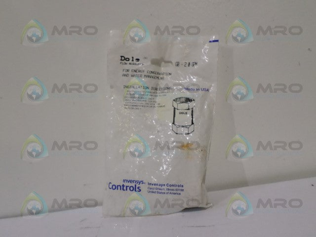 INVENSYS GB-2.0 FLOW REGULATOR *NEW IN FACTORY BAG*