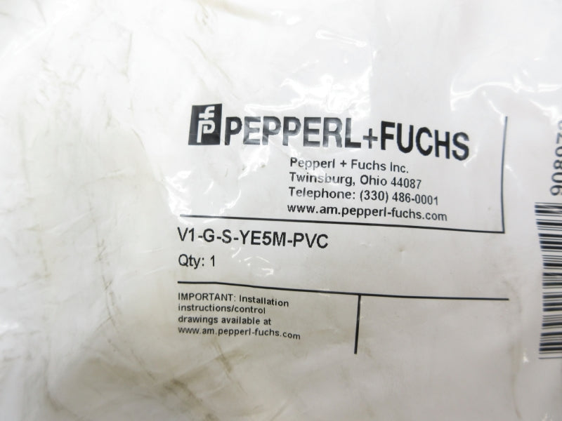 PEPPERL+FUCHS V1-G-S-YE5M-PVC NSMP