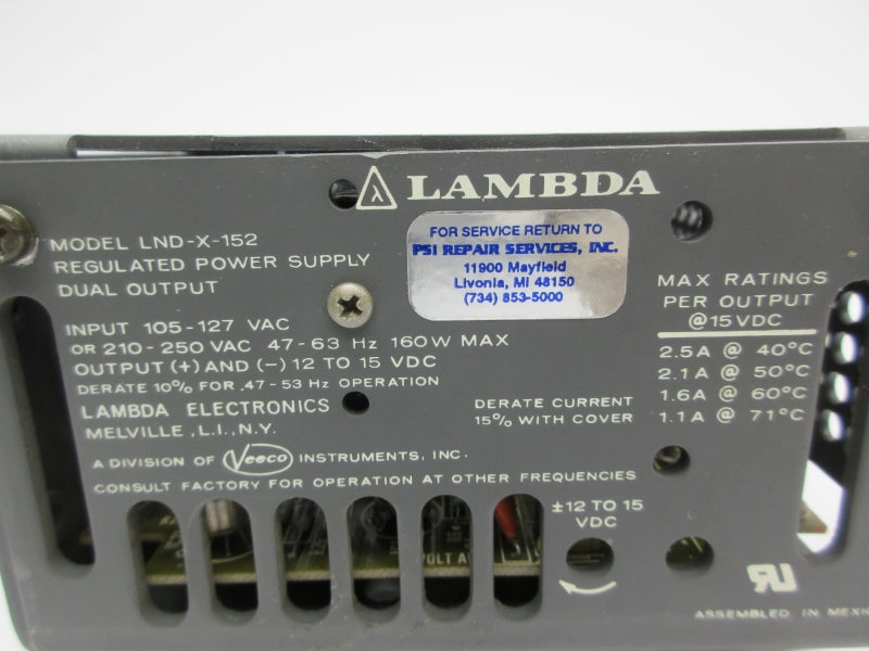 LAMBDA LND-X-152 210/250VAC NSNP