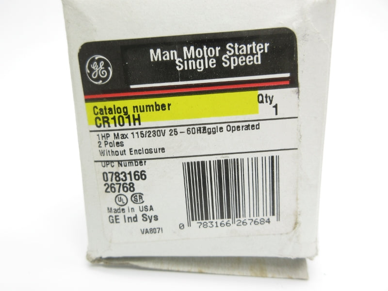 GENERAL ELECTRIC CR101H 115/230V (AS PICTURED) NSMP