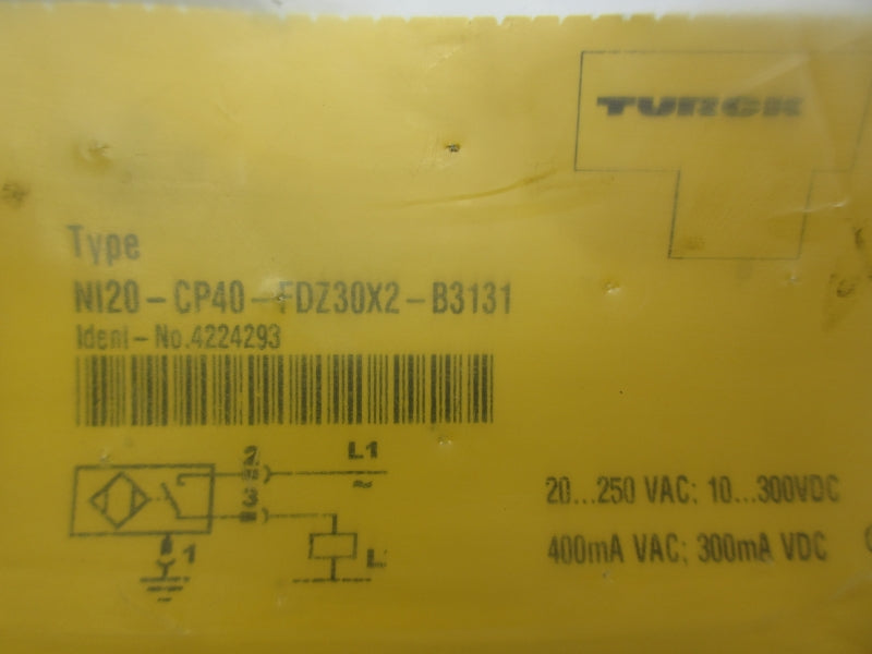 TURCK NI20-CP40-FDZ30X2-B3131 4224293 20/250VAC NSMP