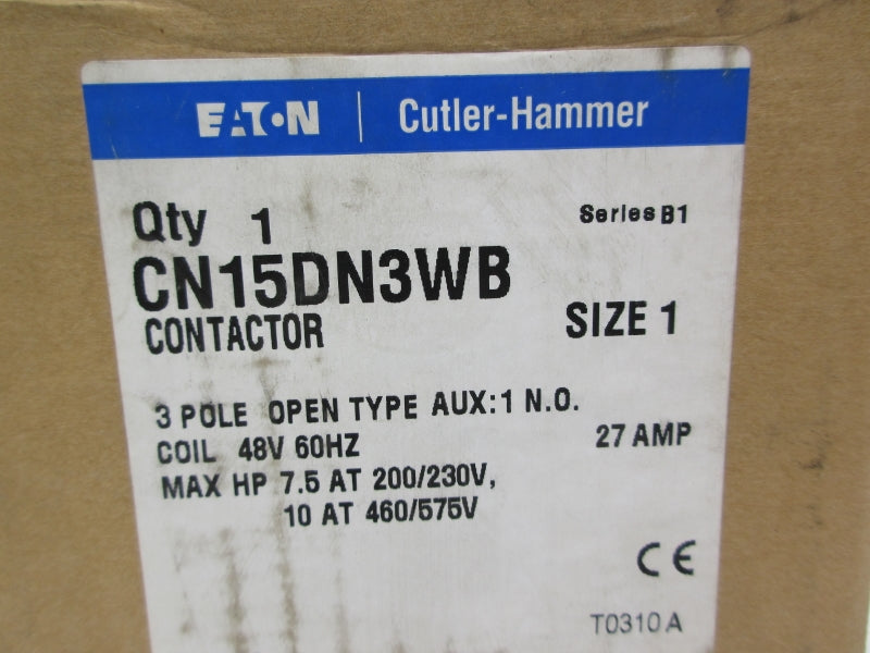 EATON CN15DN3WB SER. B1 48V 27A NSMP