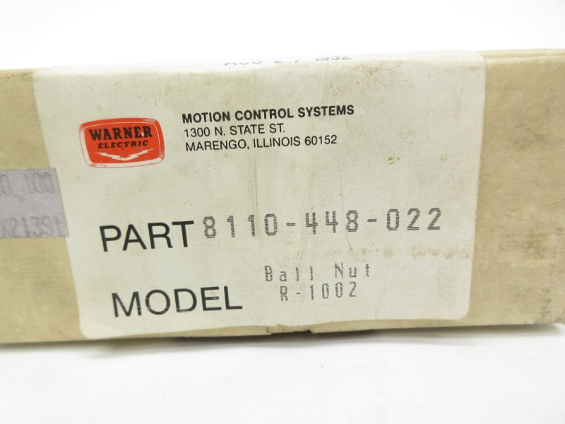 WARNER ELECTRIC 8110-448-022 NSFS
