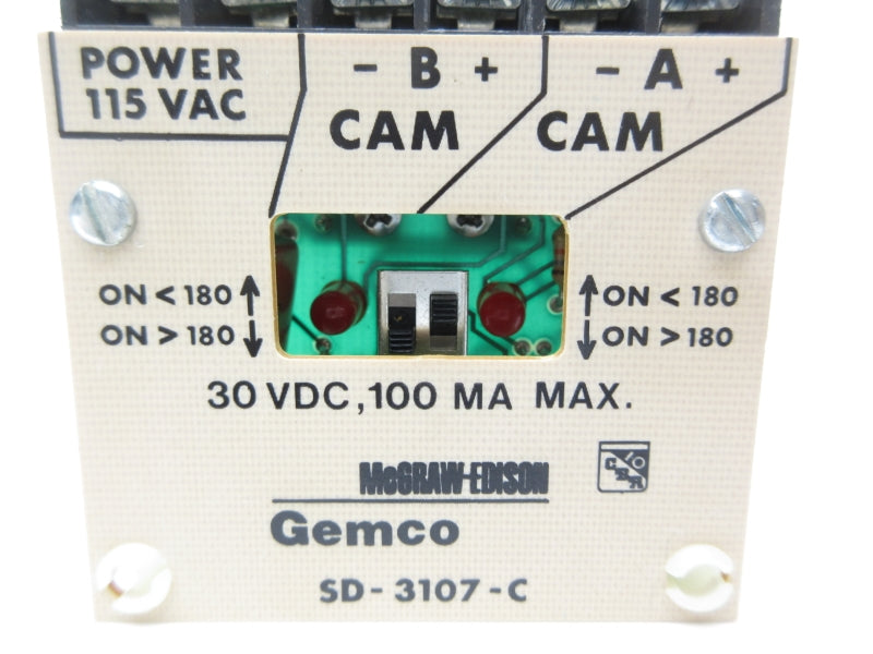 GEMCO SD-3107-C 115VAC NSNP