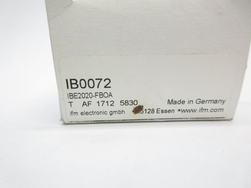 IFM EFECTOR IBE2020-FBOA IB0072 20-250VAC/DC NSMP