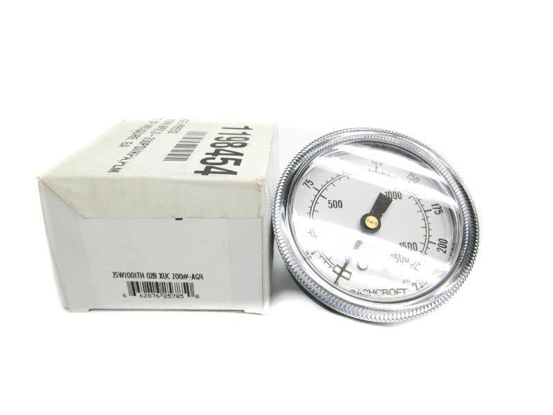 ASHCROFT 25W1001TH02BXUC200#-AGR 0-230PSI NSMP