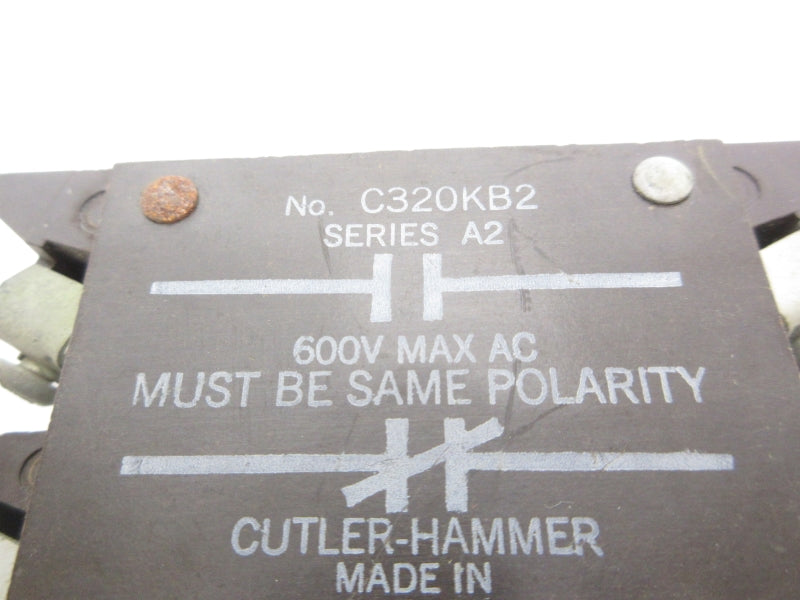 CUTLER HAMMER C320KB2 SER. A2 600VAC (AS PICTURED) NSNP