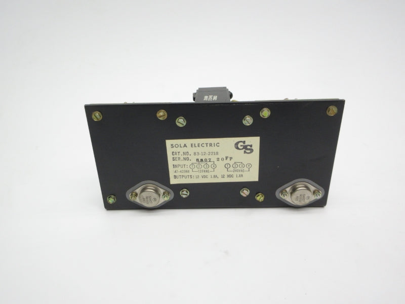 SOLA ELECTRIC 83-12-2218 120/240VAC NSNP