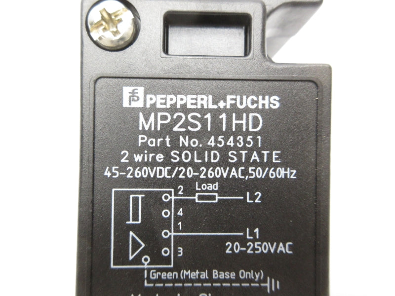 PEPPERL+FUCHS MP2S11HD 454351 20/260VAC NSNP