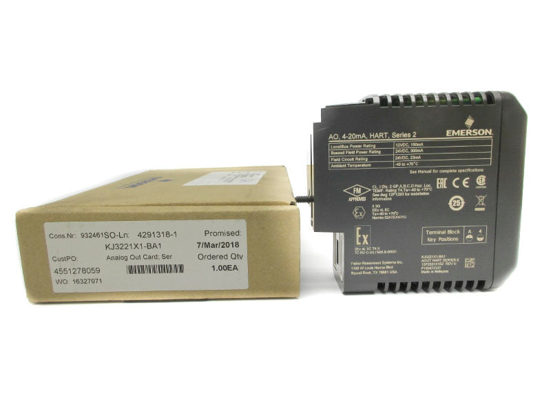 EMERSON KJ3221X1-BA1 SER. 2 NSMP