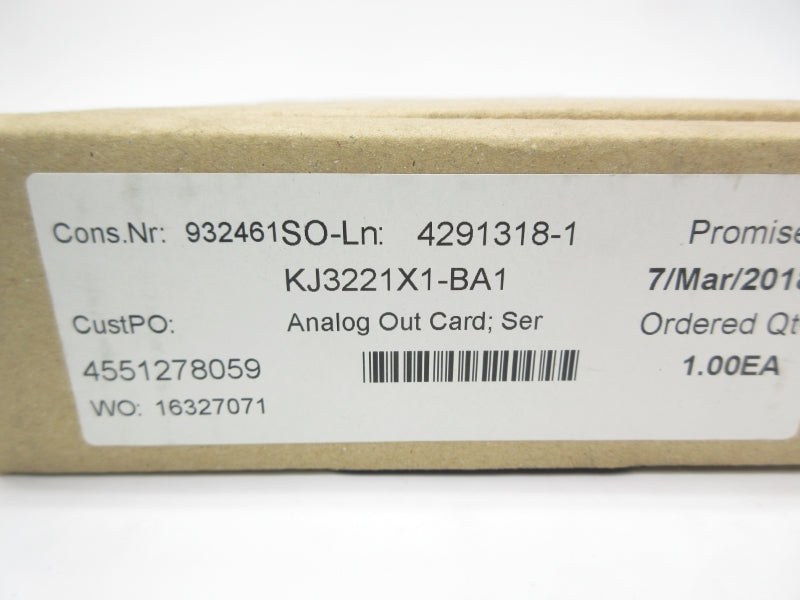 EMERSON KJ3221X1-BA1 SER. 2 NSMP