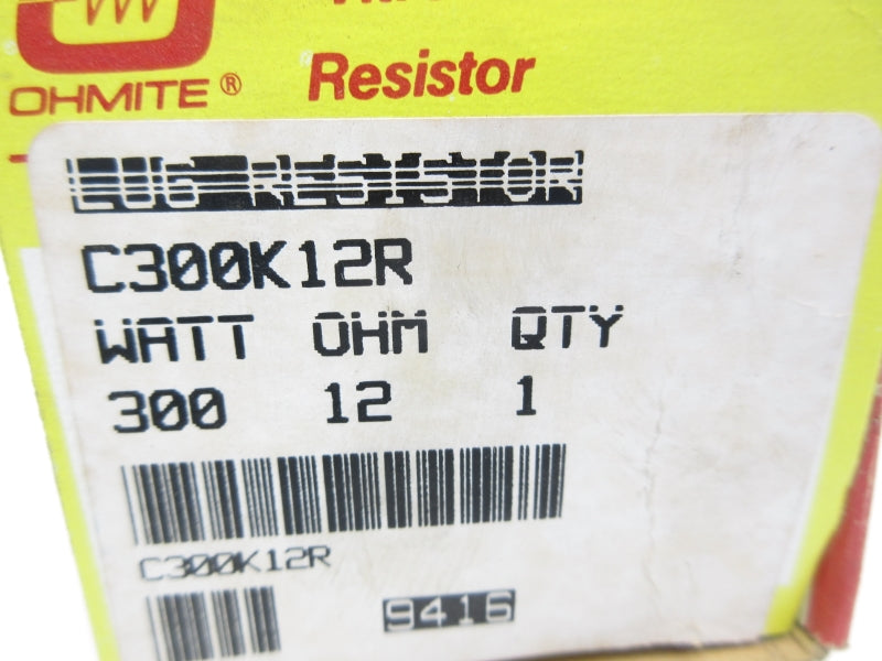 OHMITE C300K12R NSMP