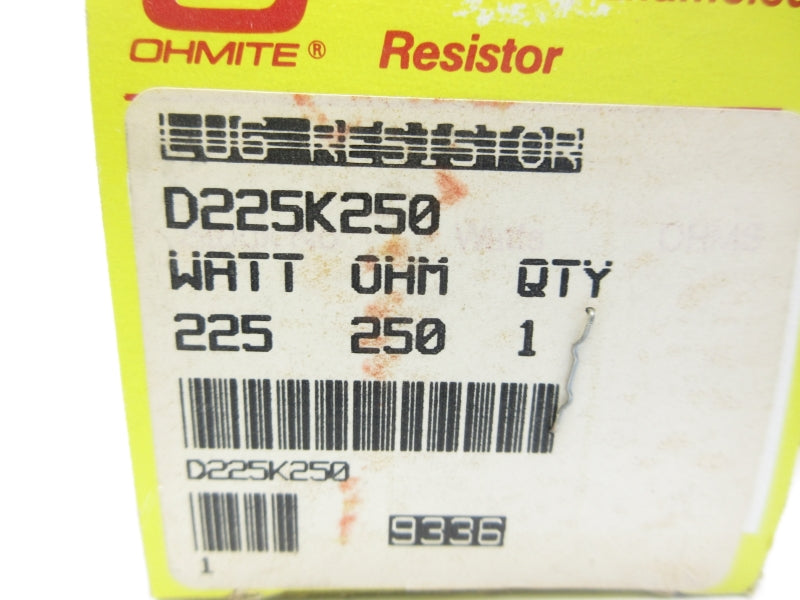 OHMITE D225K250 NSMP