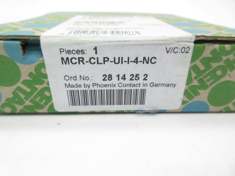 PHOENIX CONTACT MCR-CLP-UI-I-4-NC 2814252 NSFS