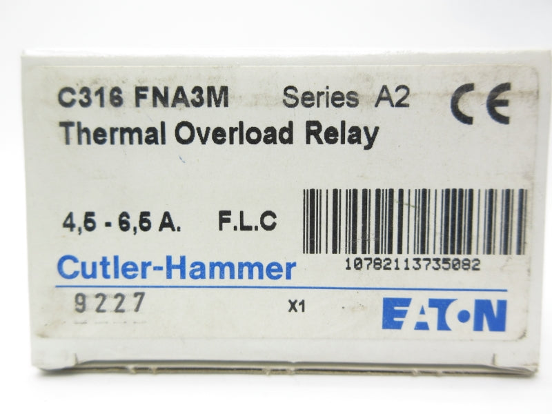 CUTLER HAMMER C316FNA3M SER. A2 4.5-6.5A NSMP