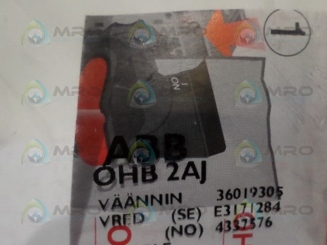 ABB OHB2AJ SELECTOR HANDLE *NEW IN FACTORY BAG*