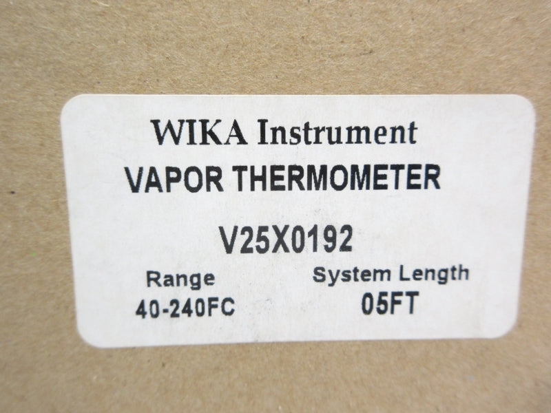 WIKA V25X0192 40-240'F NSMP