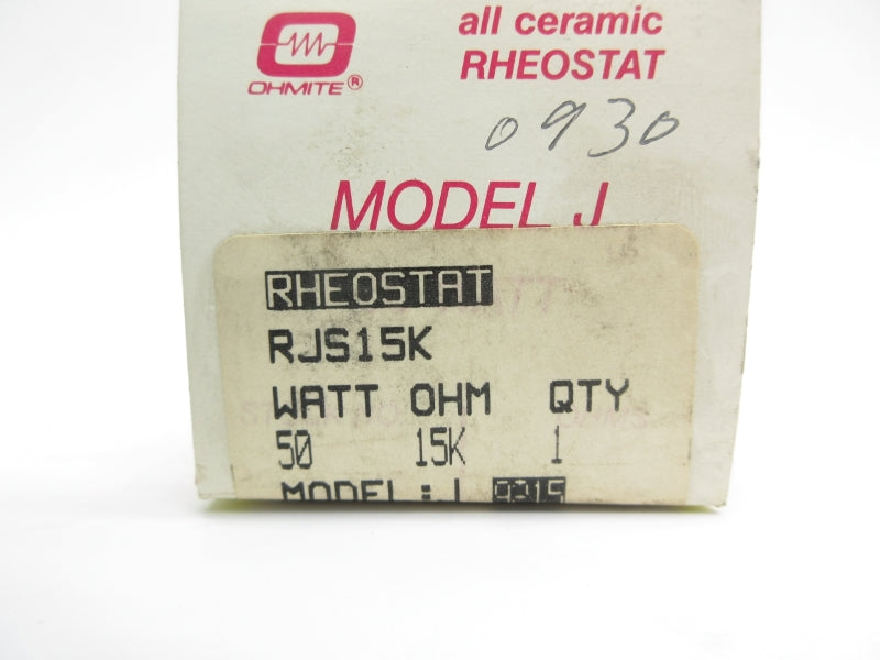 OHMITE RJS15K 750V 0.058A NSMP