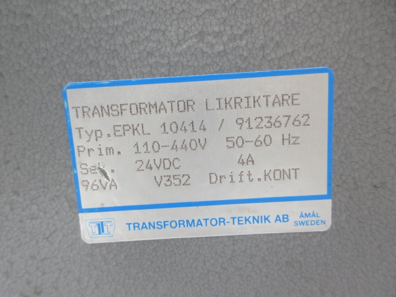 TRANSFORMATOR TEKNIK EPKL10414/91236762 110-440V 4A NSNP