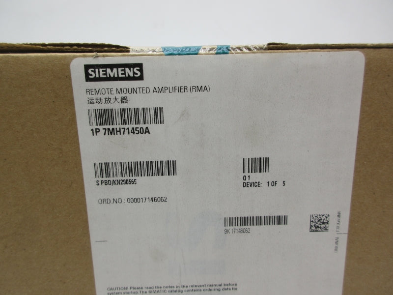 SIEMENS 7MH71450A NSFS