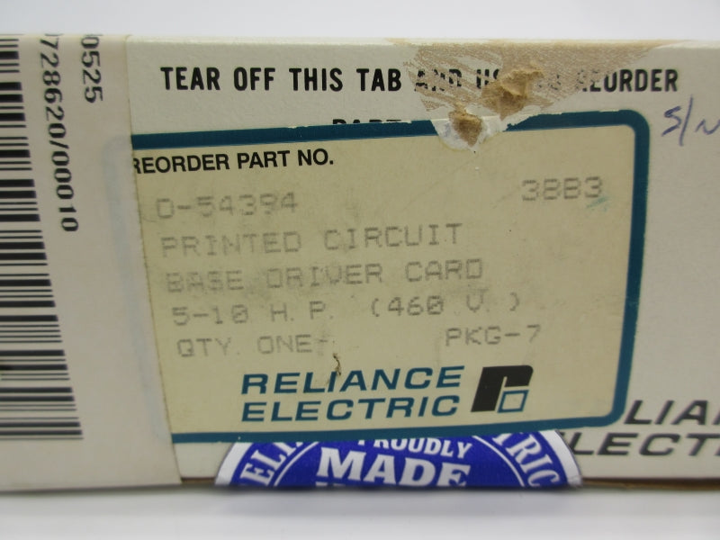 RELIANCE ELECTRIC 0-54394 460V NSMP