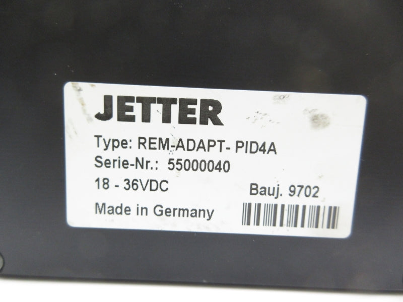 JETTER REM-ADAPT-PID4A 18-36VDC UNMP