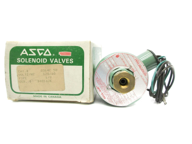 ASCO 8314C58 120V 300PSI 1/8" NSMP