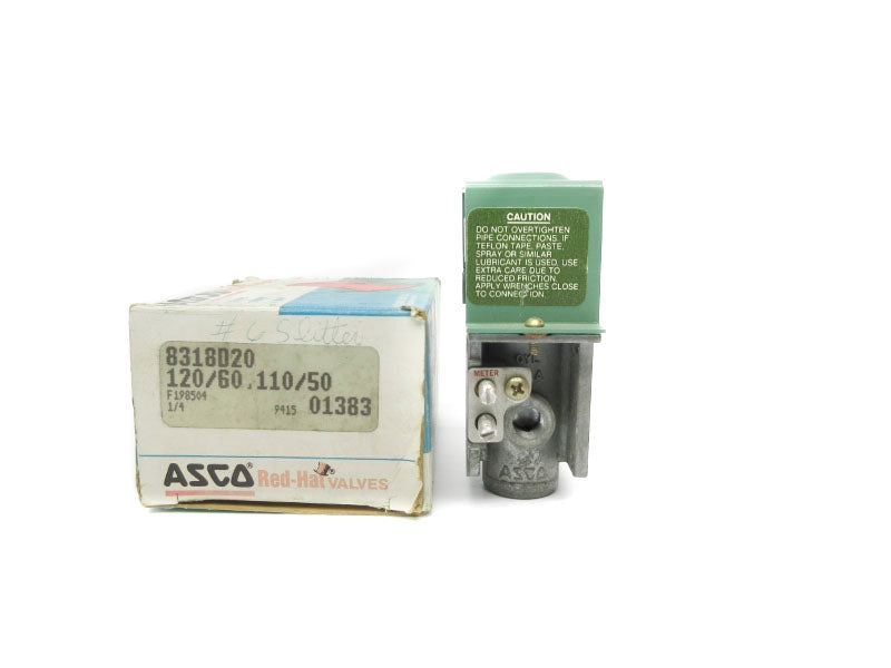 ASCO 8318D20 110/120V 1/4" NSMP