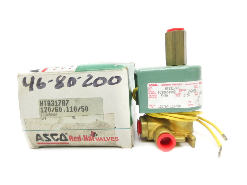 ASCO HT8317A7 110/120V 5-50PSI 1/4" NSMP