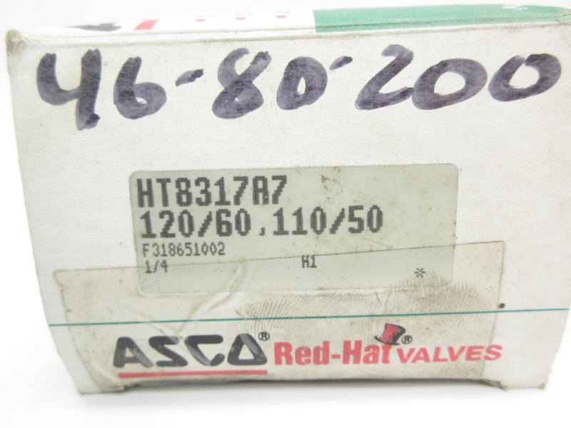 ASCO HT8317A7 110/120V 5-50PSI 1/4" NSMP