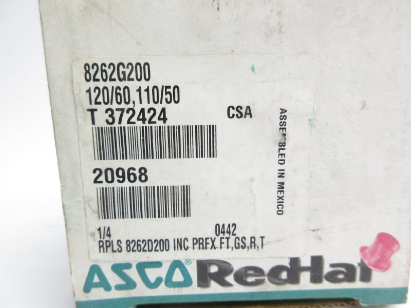 ASCO 8262G200 110/120V 1500PSI 1/4" NSMP