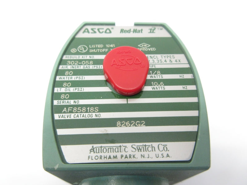ASCO 8262G2 24VDC 80PSI 1/8" NSNP