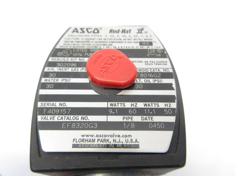 ASCO EF8320G3 110/120V 30PSI 1/8" NSNP