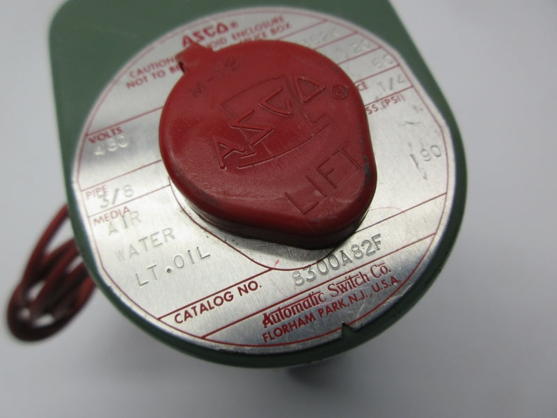 ASCO 8300A82F 480V 190PSI 3/8" NSNP