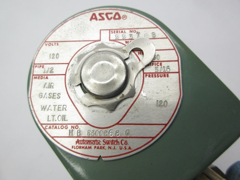 ASCO HB8300C68G 120V 120PSI 1/2" UNMP