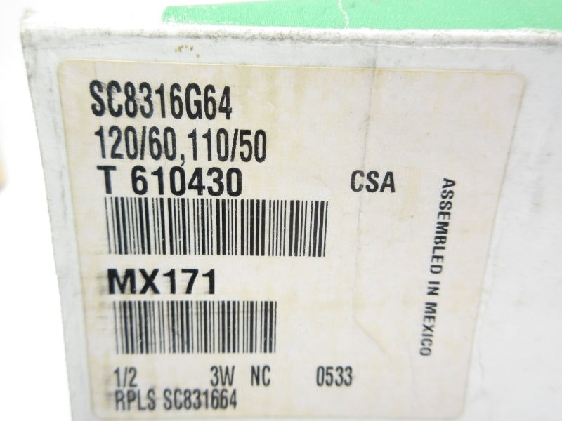ASCO SC8316G64 110/120V 10-125PSI 1/2" NSMP