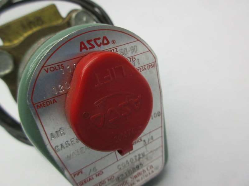 ASCO 8210D95 110/120V 100PSI 3/4" NSNP