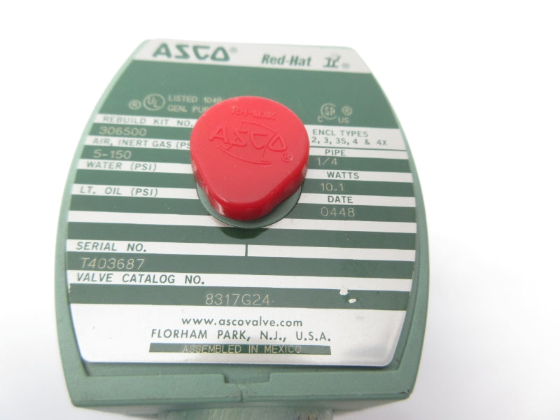 ASCO 8317G24 110/120V 5-150PSI 1/4" NSNP