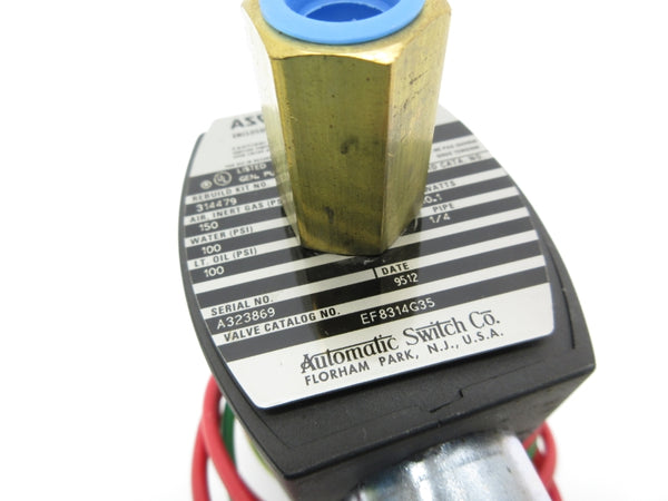 ASCO EF8314G35 110/120V 100PSI 1/4" NSNP