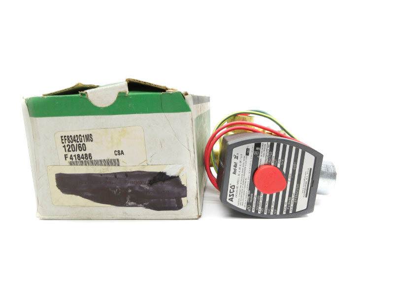 ASCO EF8342G1MS 120V 100PSI 1/4" NSMP
