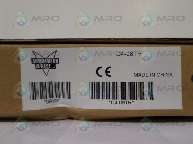 AUTOMATION DIRECT D4-08TR OUTPUT RELAY MODULE *NEW IN BOX*