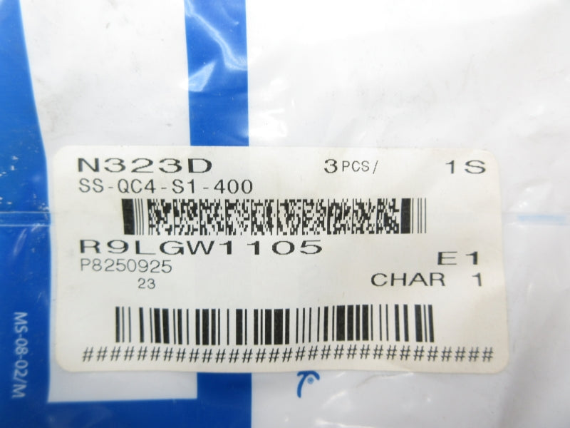 SWAGELOK SS-QC4-S1-400 (PKF OF 3) NSMP