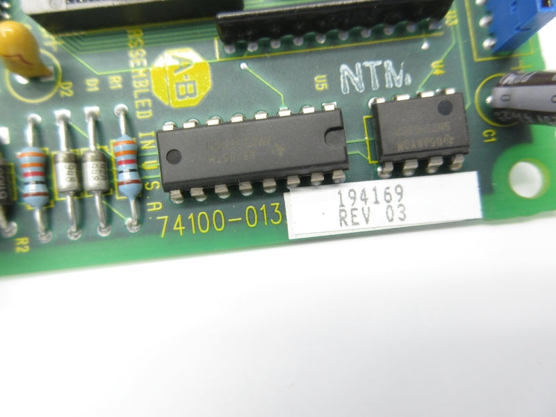 ALLEN BRADLEY 74100-013 194169 REV. 03 NSNP