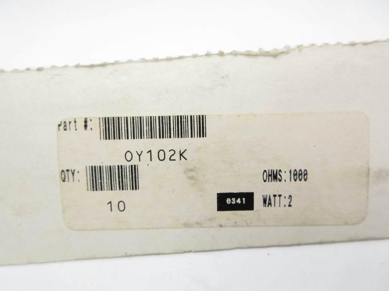 OHMITE OY102K (PKG OF 10) NSMP