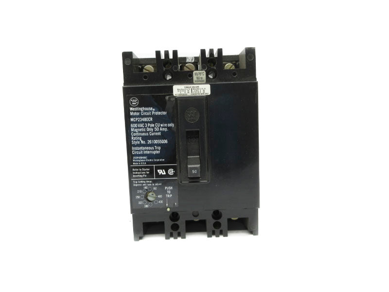 WESTINGHOUSE MCP23480CR 600VAC 50A NSNP