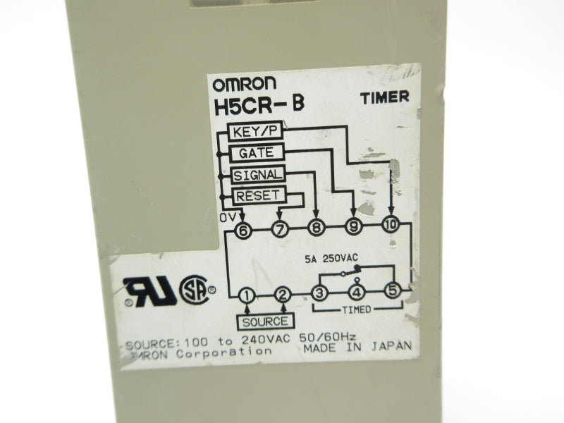 OMRON H5CR-B 100-240VAC 5A NSNP