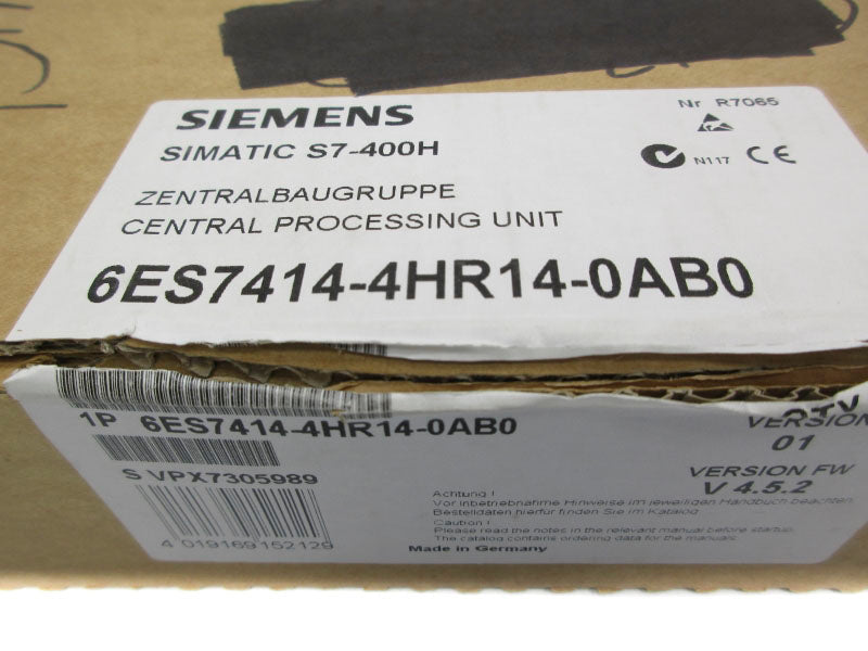 SIEMENS 6ES7414-4HR14-0AB0 NSMP